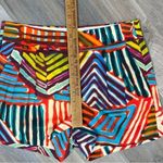 J.Crew Collection Cotton Geometric Print Pleat Chino Shorts 2 Photo 8