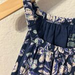 Vineyard Vines Girls’ Hibiscus Floral Dress Blue Size L Photo 3