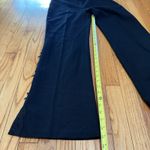 Escada Black Wide Leg Lace Bow Trim Pant Size 40 Photo 2