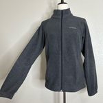 Columbia  Women's Charcoal Gray Fill Zip Fleece Jacket, Sz Medium Photo 3