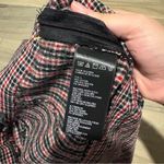 Urban Outfitters Plaid Stretch Crop Kick Flare Pants red black Sz 0 Photo 4