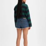 Levi's 501 Original Denim Shorts Dark Indigo Worn In Women’s 28 Casual Summer Photo 1