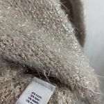 Jennifer Lopez Pink silver shimmer crew neck Holiday sweater size XS Photo 9