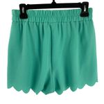 Body Central Vintage Scallop Shorts Womens Size M Green High Waist Beach Casual Photo 1