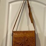 Handmade Vintage Tooled leather purse with rose designs Photo 5