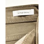 frame denim Frame Women's Le High Skinny Jeans Military Coated Green Size 28‎ Photo 3