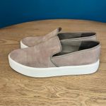 Vince  Brenden Suede Slip-On Platform Sneaker Taupe Women’s Size 10 Photo 3