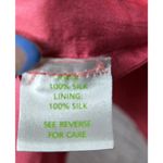 Lilly Pulitzer 100% silk pink embroidered Kathleen shift dress preppy Small. Photo 6