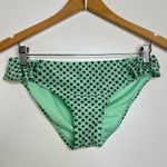 California Sunshine  Mint 2 Piece Bikini Polka Dots Size Large Ruffles Photo 2