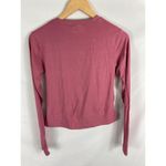 Calia Dusty Rose Front Wrap Long Sleeve Athleisure Top Size Small Pink Photo 3