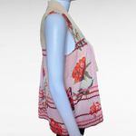 Anthropologie  Verb Pallavi Singhee Lodi Floral Sleeveless Blouse Size XS Photo 3