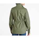 L.L.Bean Utility Jacket Women’s XL – Green Field Coat Snap Button Zip Photo 1