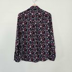 EXPRESS Portofino floral v neck button down blouse size small Photo 4