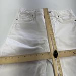 Bershka  Jeans Womens 4‎ Distressed High Rise Button Fly Raw Hem Ripped Denim Photo 5