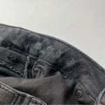 American Eagle Outfitters • Highest Rise Mom Shorts Faded Black Crossover Button Photo 3