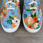 Keds x Rifle Paper Company Blue Lively Floral Sneakers Sz.9 Photo 3