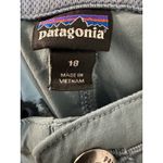 Patagonia Blue Hiking Shorts Women 18 Outdoor Travel Pockets Zipper Draw String Photo 1