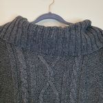 Columbia  Gray Cable Knit Short Sleeve Sweater Photo 1