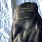 Vintage Sereta Leather Black Handbag Women’s Leather Purse Studded Shoulder Bag Photo 8