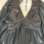 Boutique Leather Shirt Black Size L Photo 1