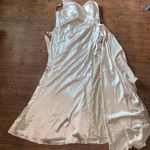 Lavetir gold sweetheart neck one shoulder 18 semi formal dress Photo 5