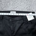 Abercrombie & Fitch Abercrombie 22 Long 36 Super Skinny Ankle Jeans High Rise Coated Black Photo 7