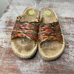 Earth Spirit  Gelron 2000 multicolor leather shoes sandals BoHo Bohemian 7.5 Photo 1