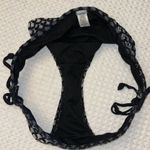 Old Navy Crochet Bikini Bottoms Size MEDIUM Black Gray White Cheeky Boho Photo 8