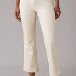 American Eagle NWOT AE  High-Waisted Vegan Leather Kick Bootcut Crop Pant Photo 0