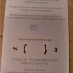 Amano Studio Gold Pisces Earrings Photo 1