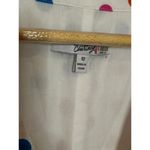 Color Me Courtney Long Short Sleeve Dress White w/polkadots Size 4 Photo 6