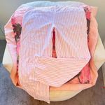 Victoria's Secret supermodel essentials y2k pink and white striped pajama pants wide leg Photo 1
