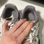 Nike Women's Grey and White Athletic Shoes Photo 5