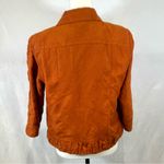 Christopher & Banks burnt orange faux suede jacket size small Photo 4