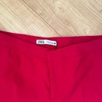 ZARA  hot pink mid rise trouser pants Photo 1