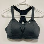 Brooks  Dark Gray Sports Bra! Athletic workout gym bra women’s size 36C! Photo 0
