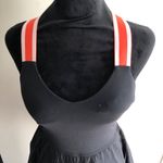 Aerie Offline By  Black Dress With Orange‎ Straps S/P Nylon & Elastane NWOT Photo 6