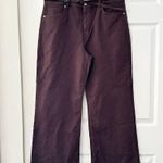 Loft Ann Taylor NWT Belted High Rise Wide Leg Jeans In Iced Espresso 32/14 New Photo 2