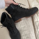 Timberland Women's Jayne 6" Dark Black Nubuck Leather Waterproof Boots size 10 Photo 5
