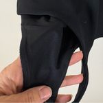 Nuuds Seamless Ribbed Black Tank Bodysuit Small Photo 6