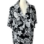 Sun Bay Cottons blouse Size 3X Hawaiian floral beach resortwear vacation summer Multiple Photo 0