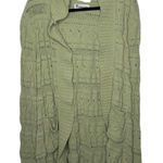 No Boundaries  Light Green Soft Open Knit Cardigan Pockets Womens Size XXL 20 Photo 0