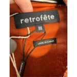 Retrofête Retrofete NWT Flynn Ruched Sequin Tulle Mini Dress in Copper Size M Photo 6