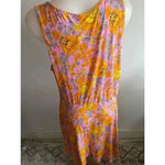 Agnes & Dora NWT Women's Pink Orange Floral Fisher Dress Size XXXL Photo 4
