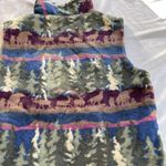 Northern Reflections Vintage  Fleece Women’s Sz M Forest Wilderness Short Sleeve Photo 10