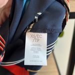 CAbi 5736 Hold Up Navy Belt Print Tie Neck Tank Top Sleeveless Blouse, XS Photo 4