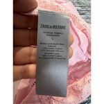 Zadig & Voltaire  Theresa Lace Trim Blouse pink size L Photo 5