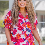 Hudson Gray Hudson Grey One More Thing Top, Pink Multi size medium Photo 0