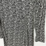 ZARA  Black And White Printed MIDI Dress XS Photo 10