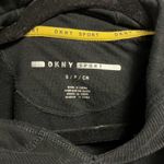 DKNY Sport Hoodie Dress/ Tunic Black Short Sleeve Hooded Mini Sz S GUC Photo 5